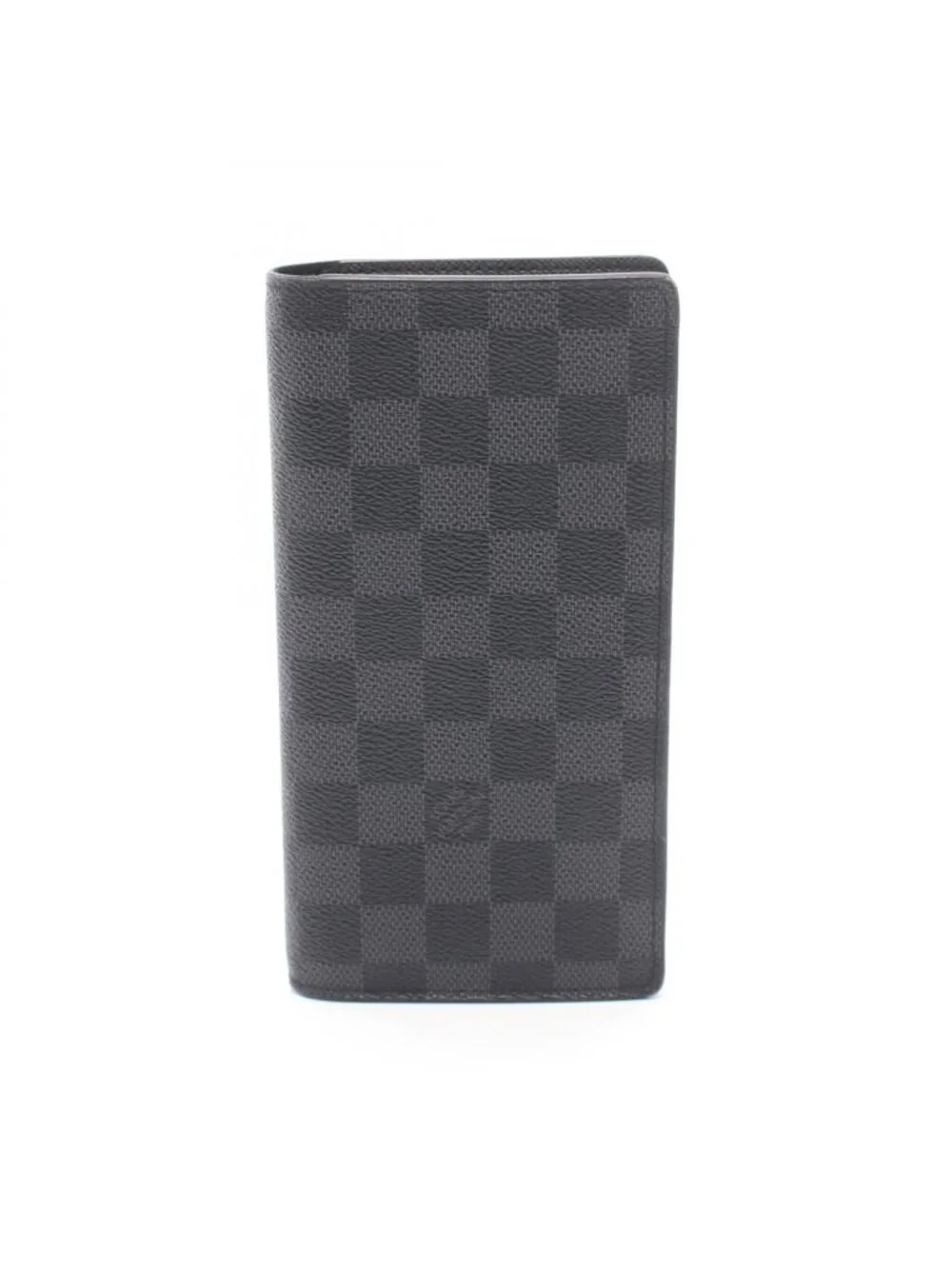 Louis Vuitton Bifold Wallet Portefeuille Brazza Damier Graphite Canvas